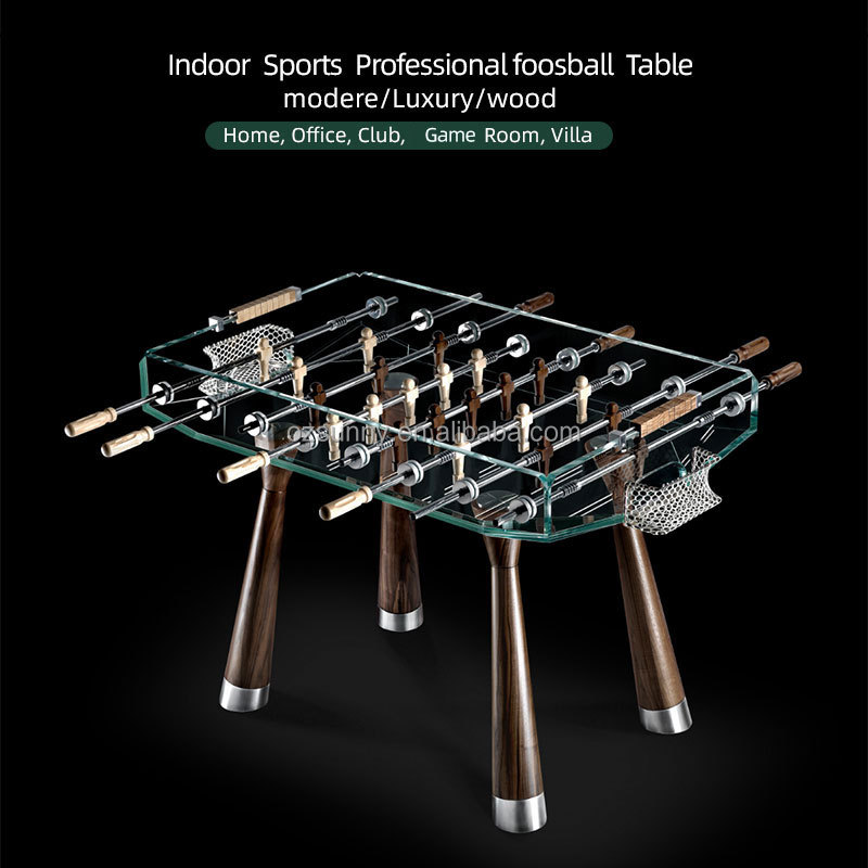 Foosball Table Commercial - Professionele tafelvoetbaltafel voor binnengebruik met roestvrijstalen