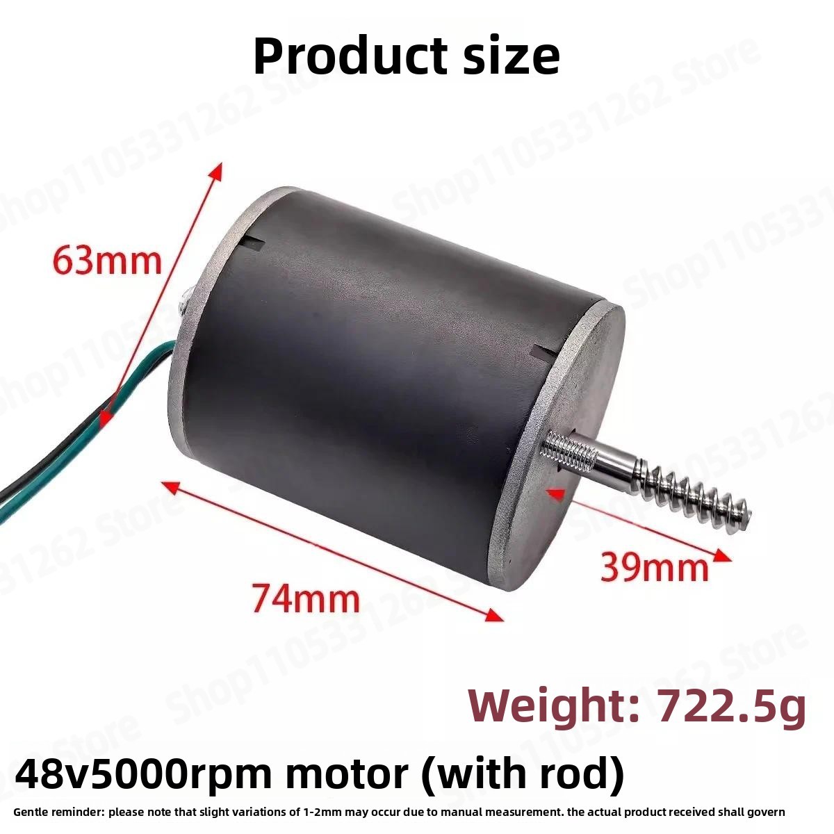 48V 5000RPM motor voor klauwma - Crane Claw Motor recensie en prijs