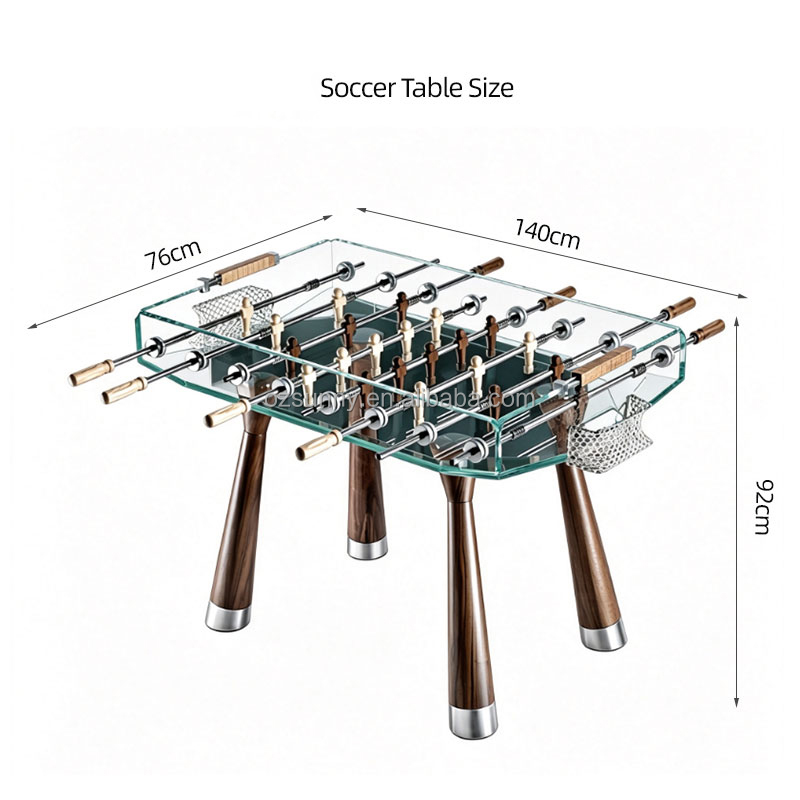 Professionele tafelvoetbaltafe - Foosball Table Commercial recensie en prijs